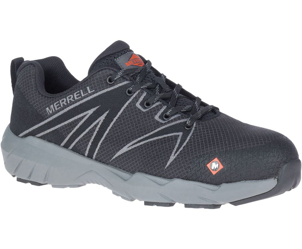 Merrell Løbesko Herre - Fullbench 55 Alloy Toe - Sort - YDT980567